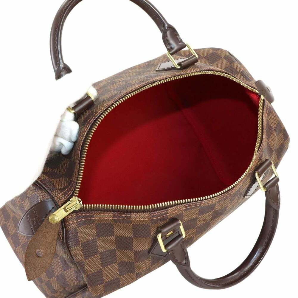 LOUIS VUITTON Brown Damier Speedy 30 Boston Bag - Picture 6 of 8